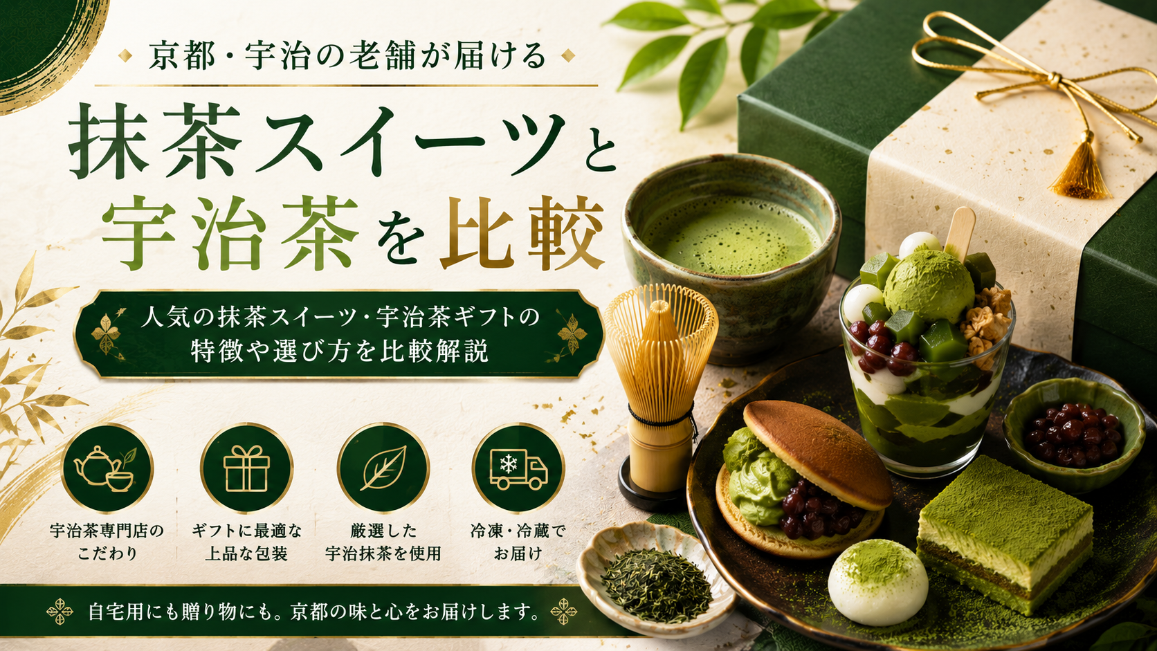 伊藤久右衛門とは？人気の抹茶スイーツ・宇治茶ギフトの特徴や選び方を比較解説
