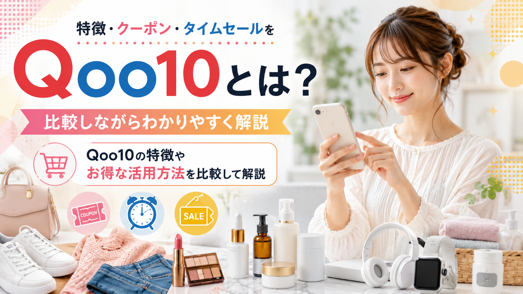 Qoo10とは?特徴・クーポン・タイムセールを比較しながらわかりやすく解説